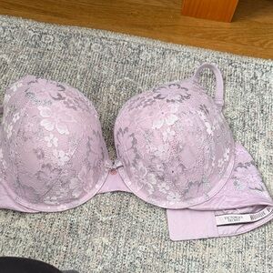 Victoria's Secret Soft Purple Lace Bra